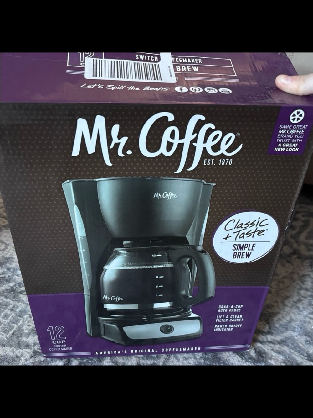 Mr Coffee 12 cup pot